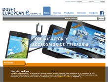 Tablet Screenshot of dushieuropean.com